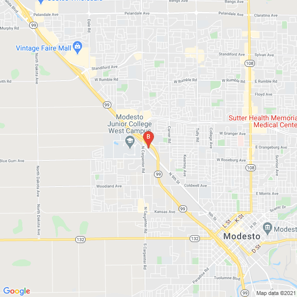Pabco Precision Auto Body Inc location map: 1400 N 9th St, Modesto, CA 95350, United States, Modesto, California